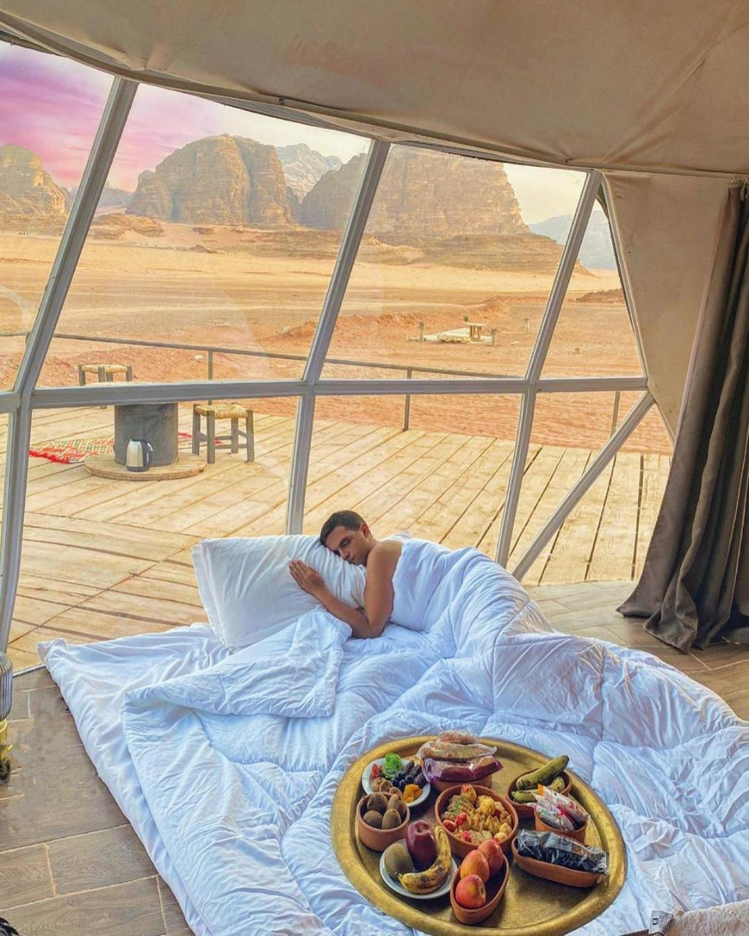 Rum Crystal Luxury Camp Wadi Rum Ngoại thất bức ảnh