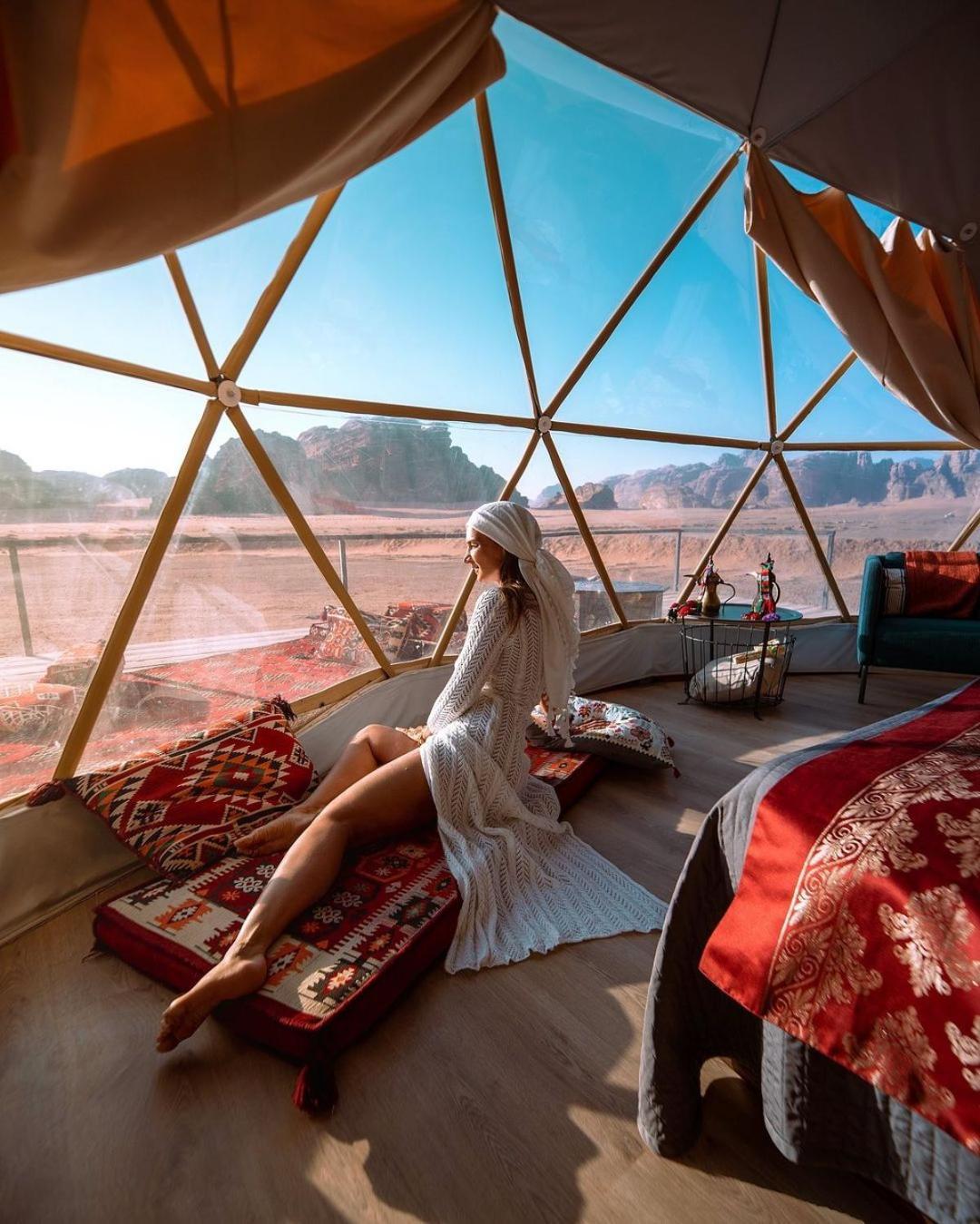 Rum Crystal Luxury Camp Wadi Rum Ngoại thất bức ảnh